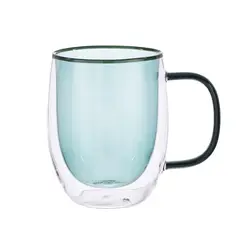 ADAGIO TEAS - Taza Doble Vidrio Green 300 ml