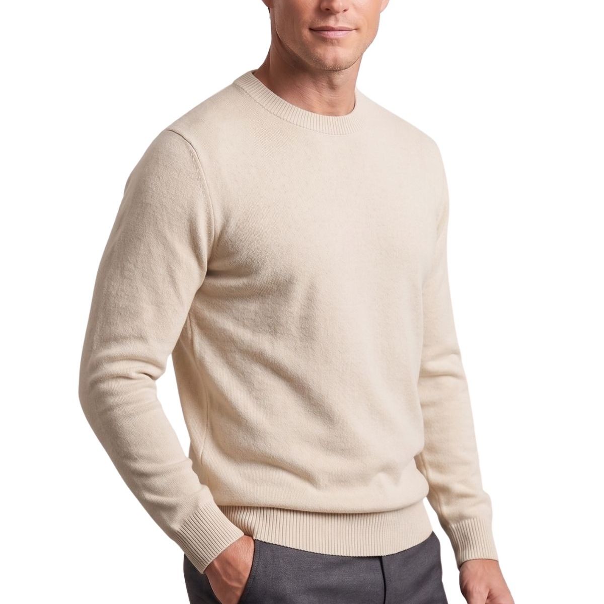 LOOK SHOP - Sweater Tejido Hombre Cuello Redondo Colores 188