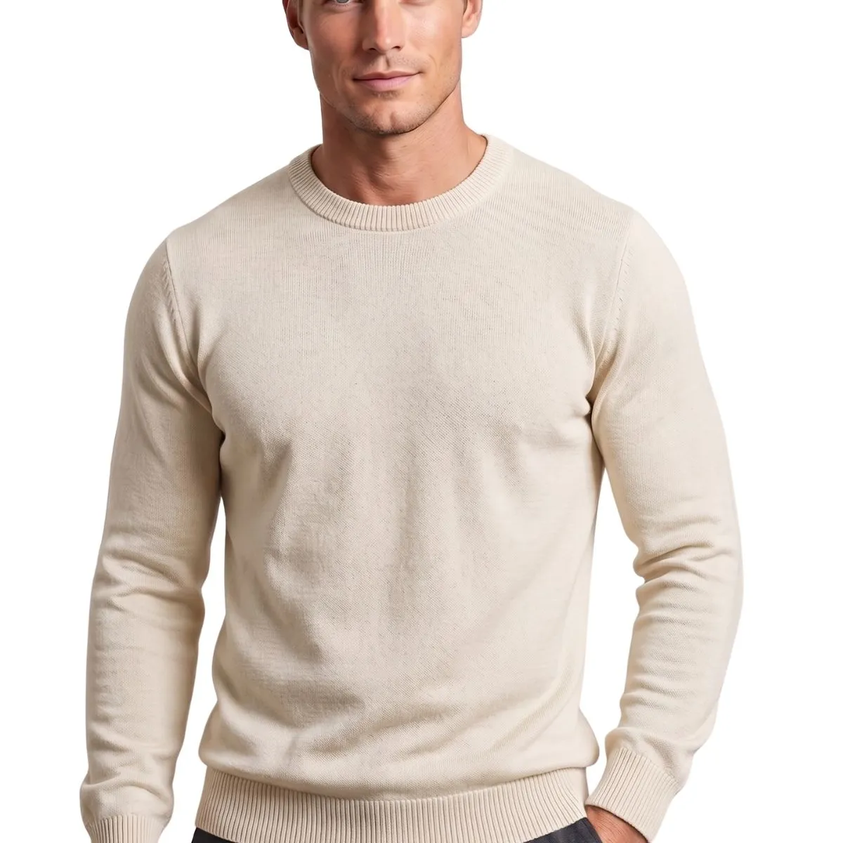 LIKE SHOP - Sweater Tejido Hombre Cuello Redondo Colores 188