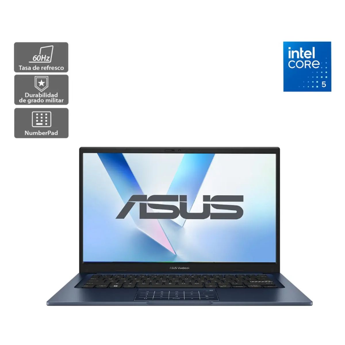 ASUS - Notebook ASUS Vivobook 14 FHD Snapdragon X X1-26-100 16GB 512GB SSD Win11 Quiet Blue