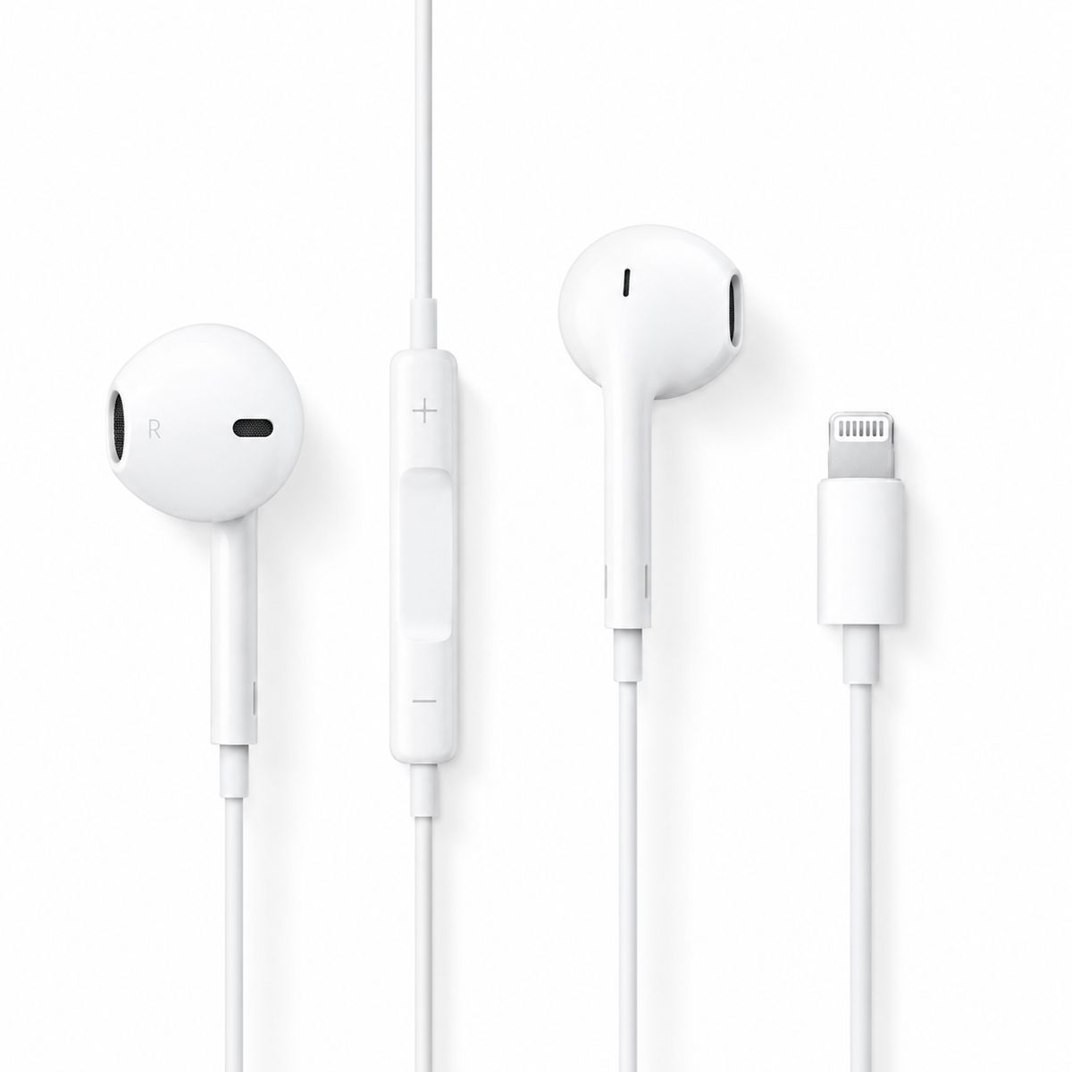 APPLE - Apple EarPods Originales Lightning Micrófono Integrado