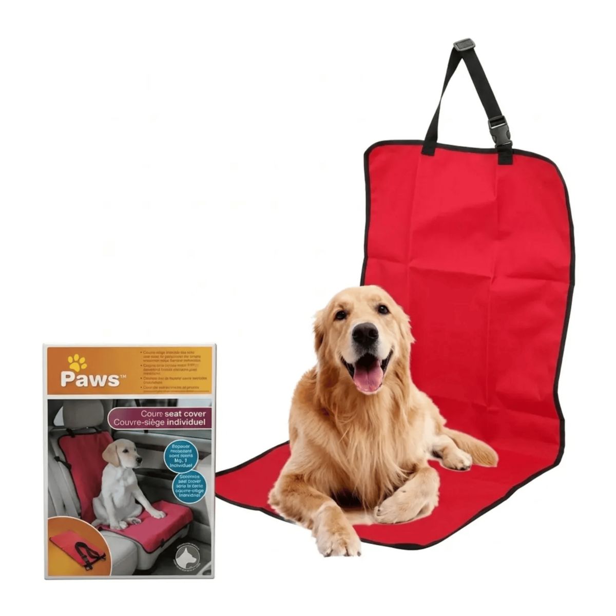 FOUR PAWS - Cubre Asiento Auto Mascota Perro Gato Impermeable 120x60 Cm