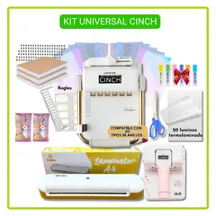 AMERICAN CRAFTS - Kit De Encuadernadora Universal + Insumos Vip 20
