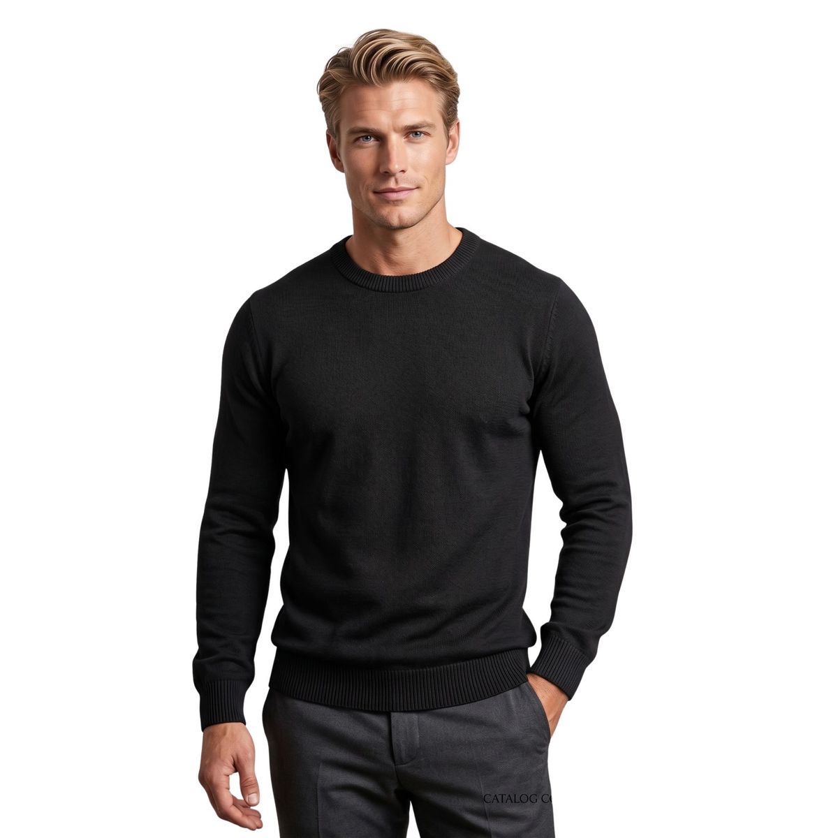 LIKE SHOP - Sweater Tejido Hombre Cuello Redondo Colores 188