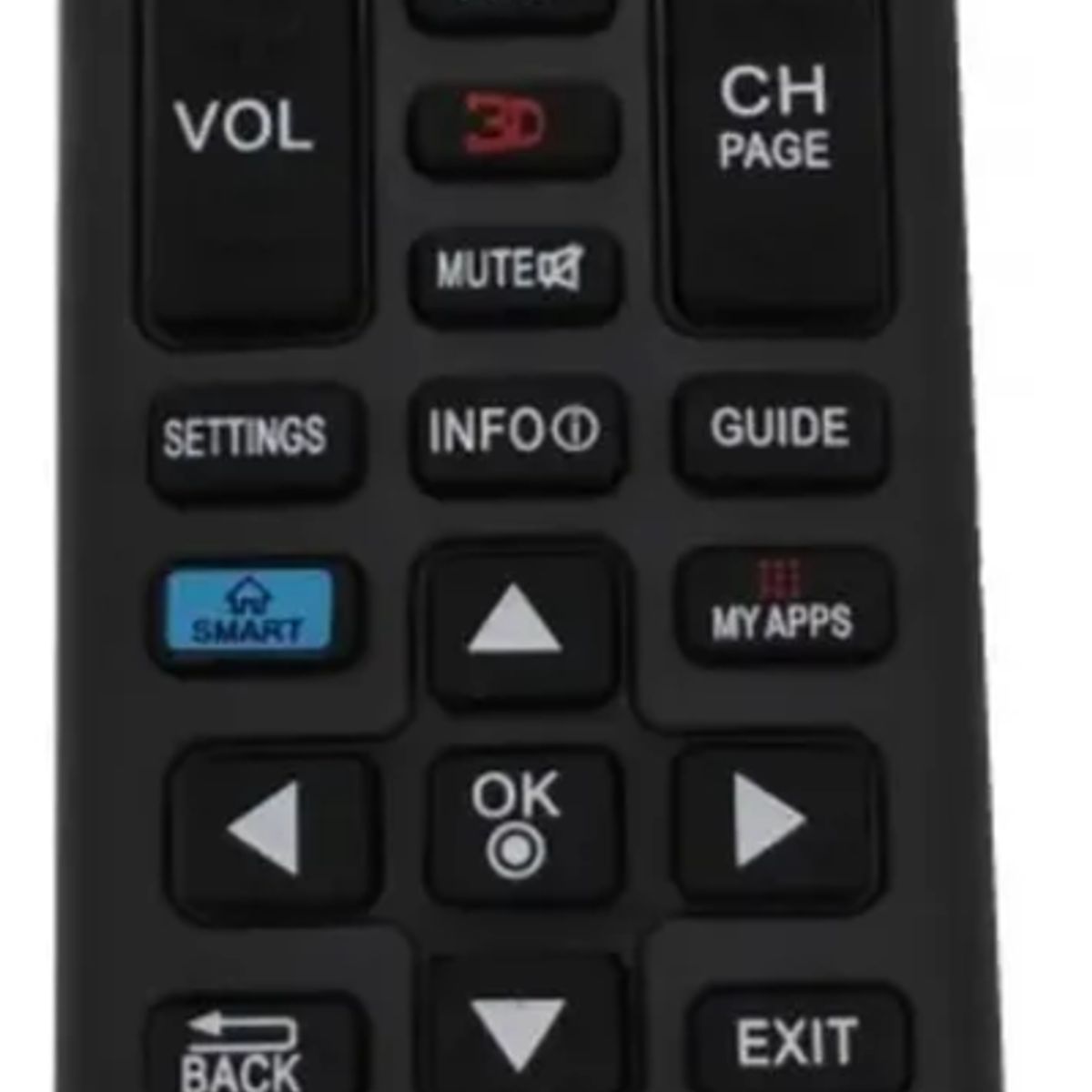 GENERICO - CONTROL REMOTO SMART TV LCD COMPATIBLE CON TV LG + PILAS