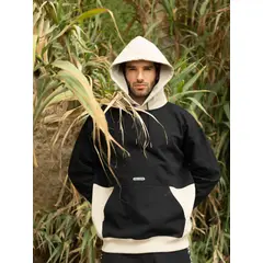 VOLCOM - Poleron Canguro Block VLC Negro Hombre