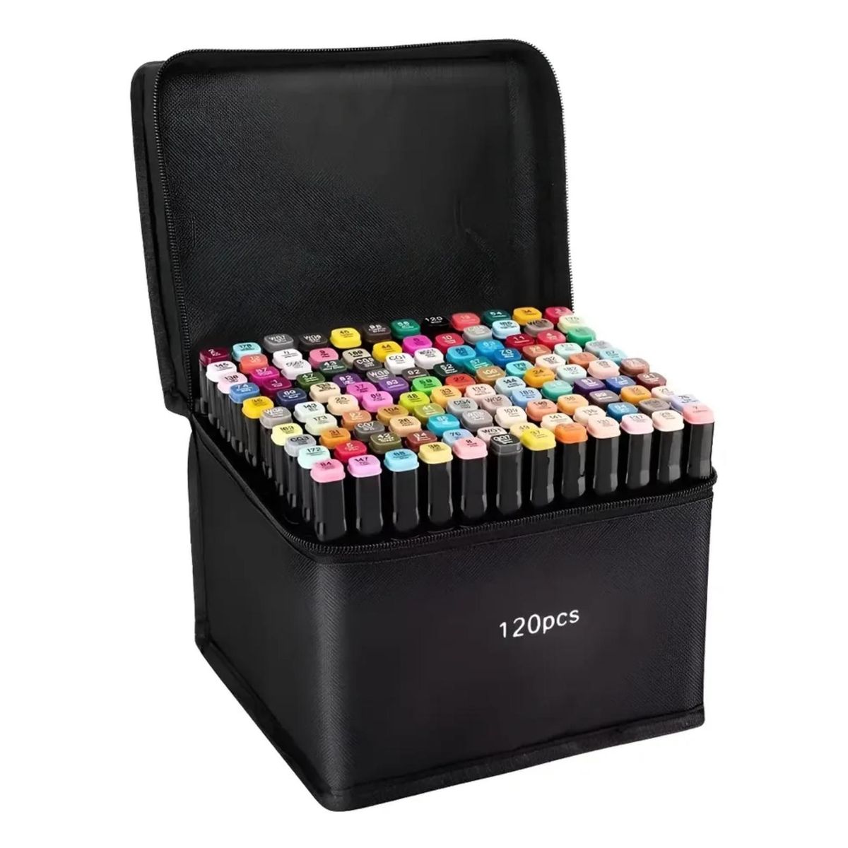 TOUCH - Set Plumones Marcadores 120 Colores Doble Punta con Estuche
