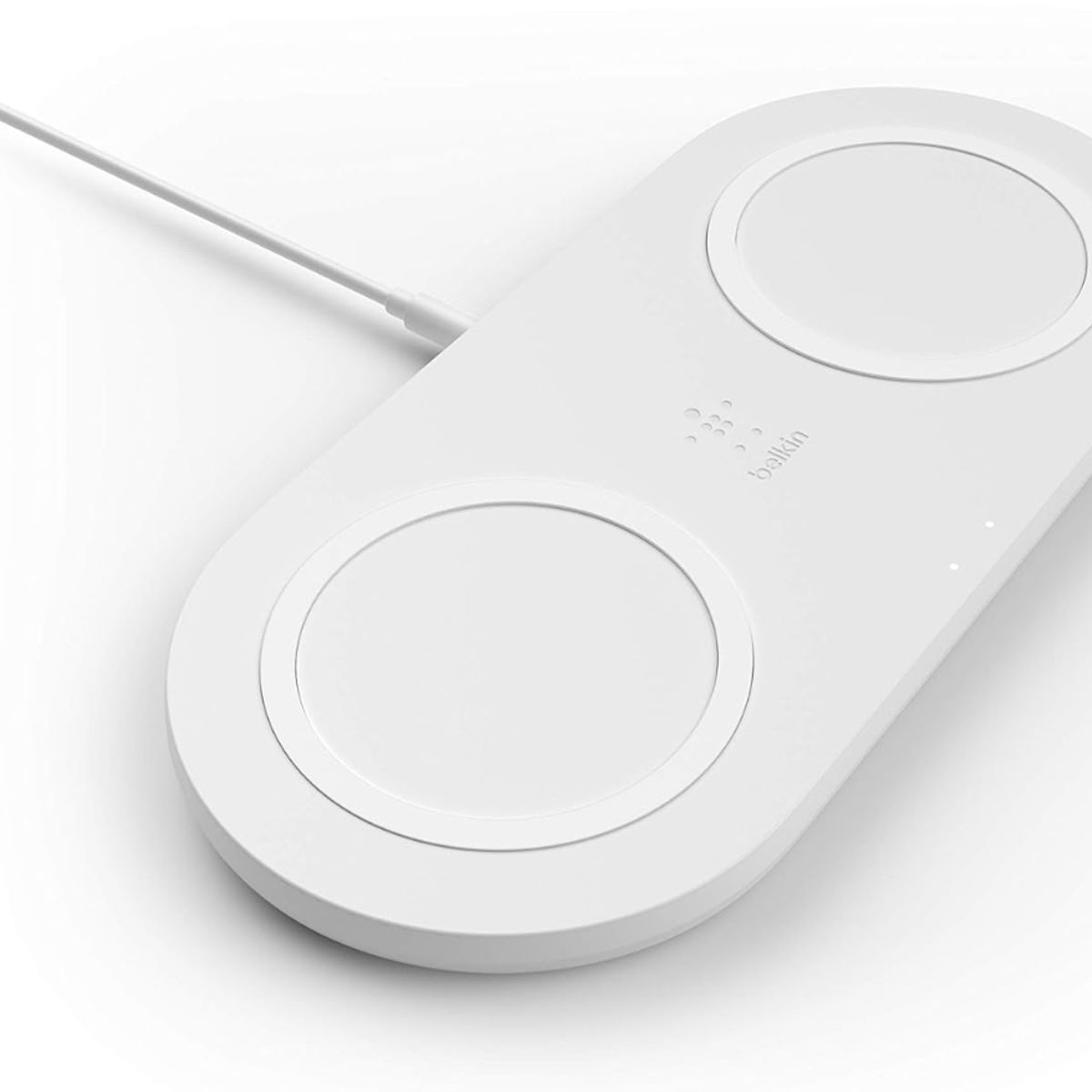 BELKIN - Cargador Inalámbrico Doble Belkin BoostCharge 10W Qi  Pad Dual para Smartphone