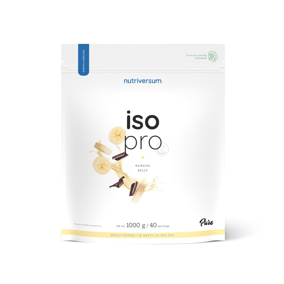 GENERICO - PROTEINA ISO PRO 1000GR 40 SERVICIOS - NUTRIVERSUM