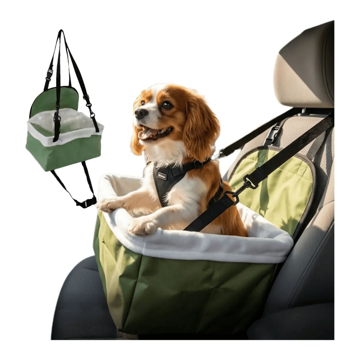 GENERICO - Silla Bolso Butaca Elevadora Para Perro Asiento De Auto