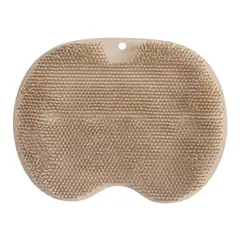 GENERICO - Alfombra de Ducha Masajeador Flexible para Espalda y Pies color Caqui