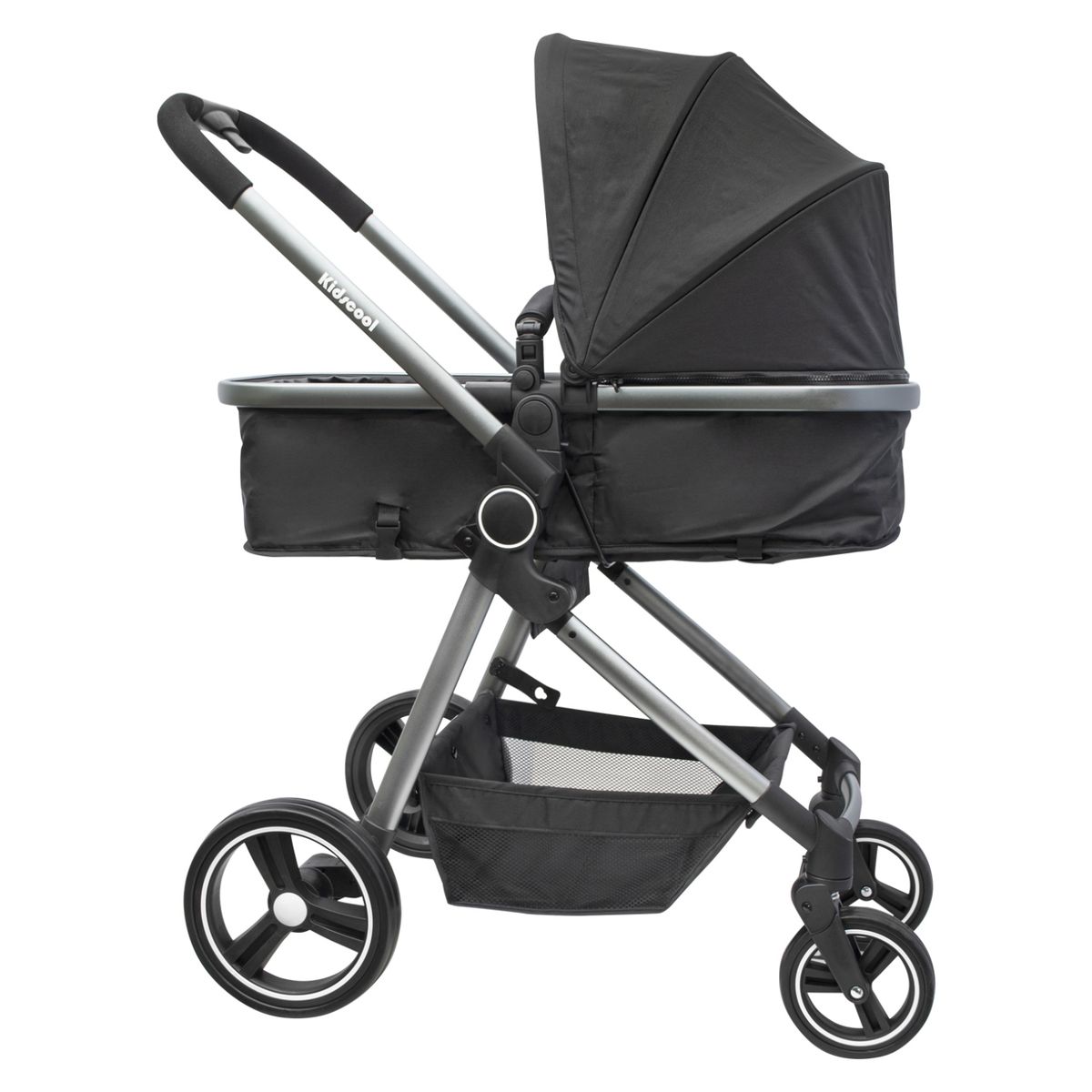 KIDSCOOL - Coche Cuna Compacto Negro Kidscool