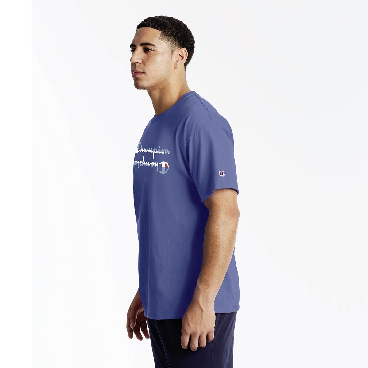 CHAMPION - Champion Polera Manga Corta Algodón Hombre