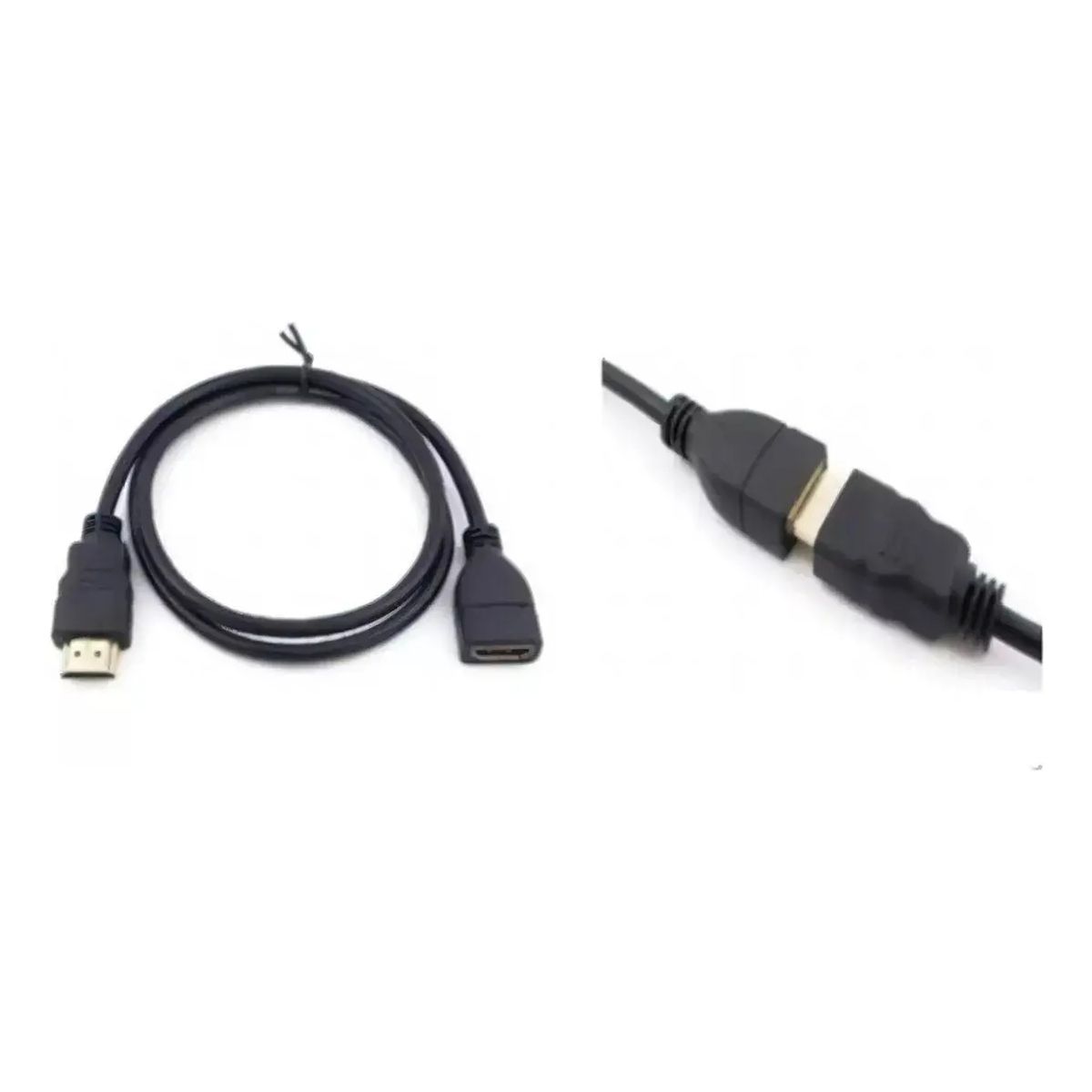 GENERICO - Cable Extensor Hdmi De 30 cm Macho-hembra