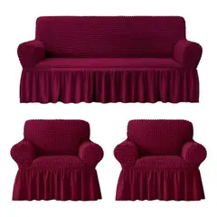 GENERICO - Cubre Sillón Turco Juego Completo 3+1+1