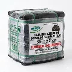 GENERICO - BOLSA DE BASURA 50X70X30 MICRAS SACO X1000 UNID