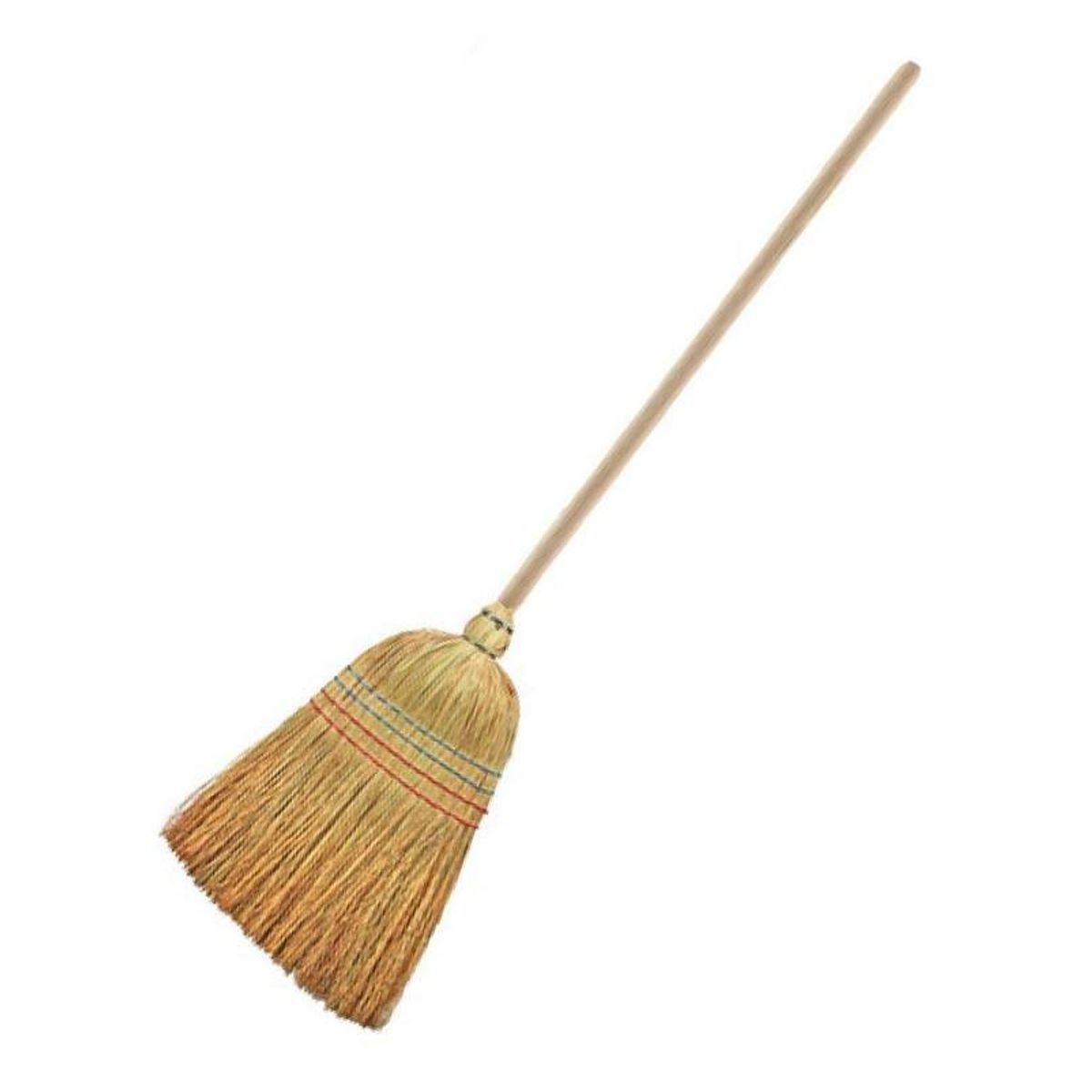 GENERICO - ESCOBA RAMA CURAHUILLA MADERA 5 COSTURAS