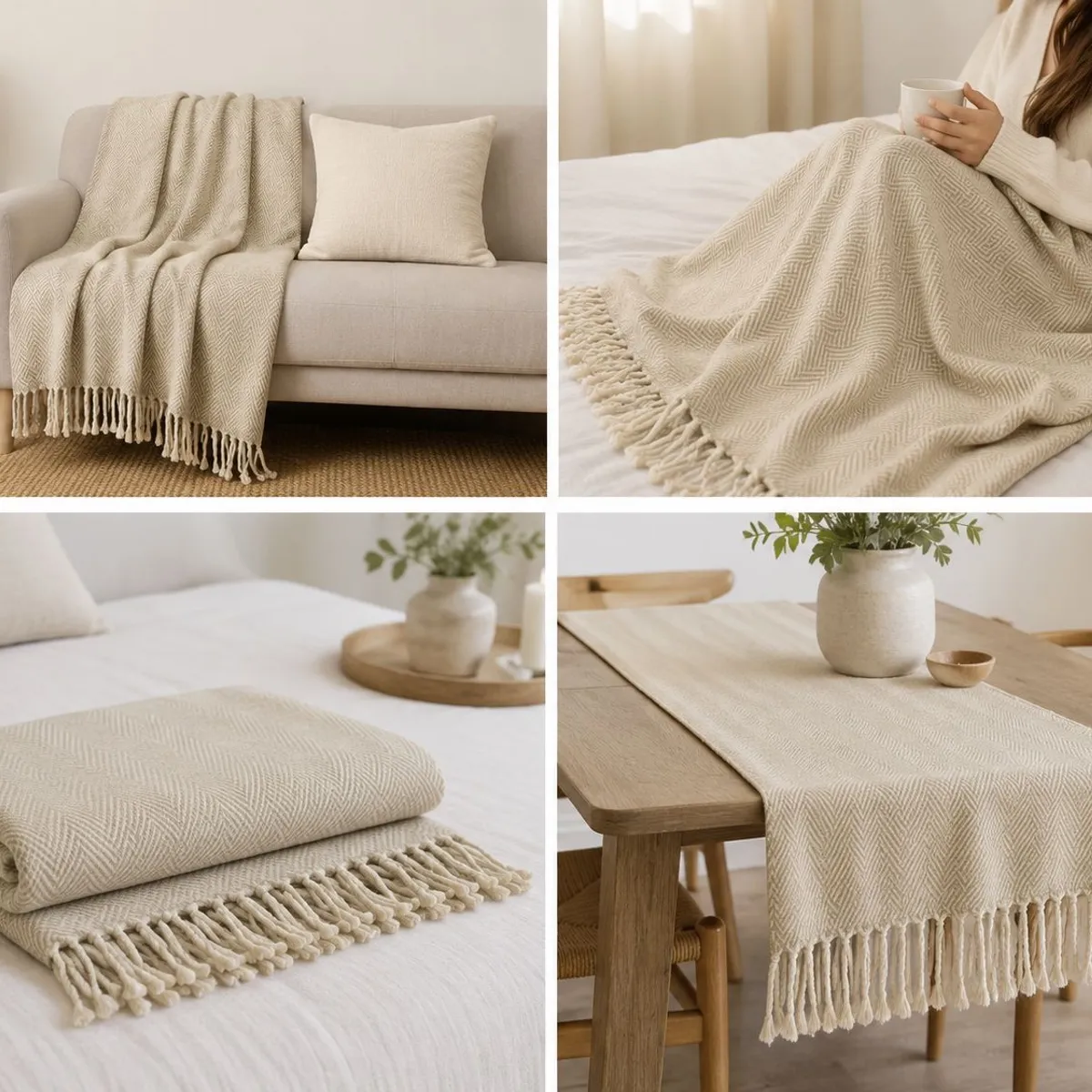 OEM - Manta Peluda Decorativa Para Sofa Sillon Cama Lisa