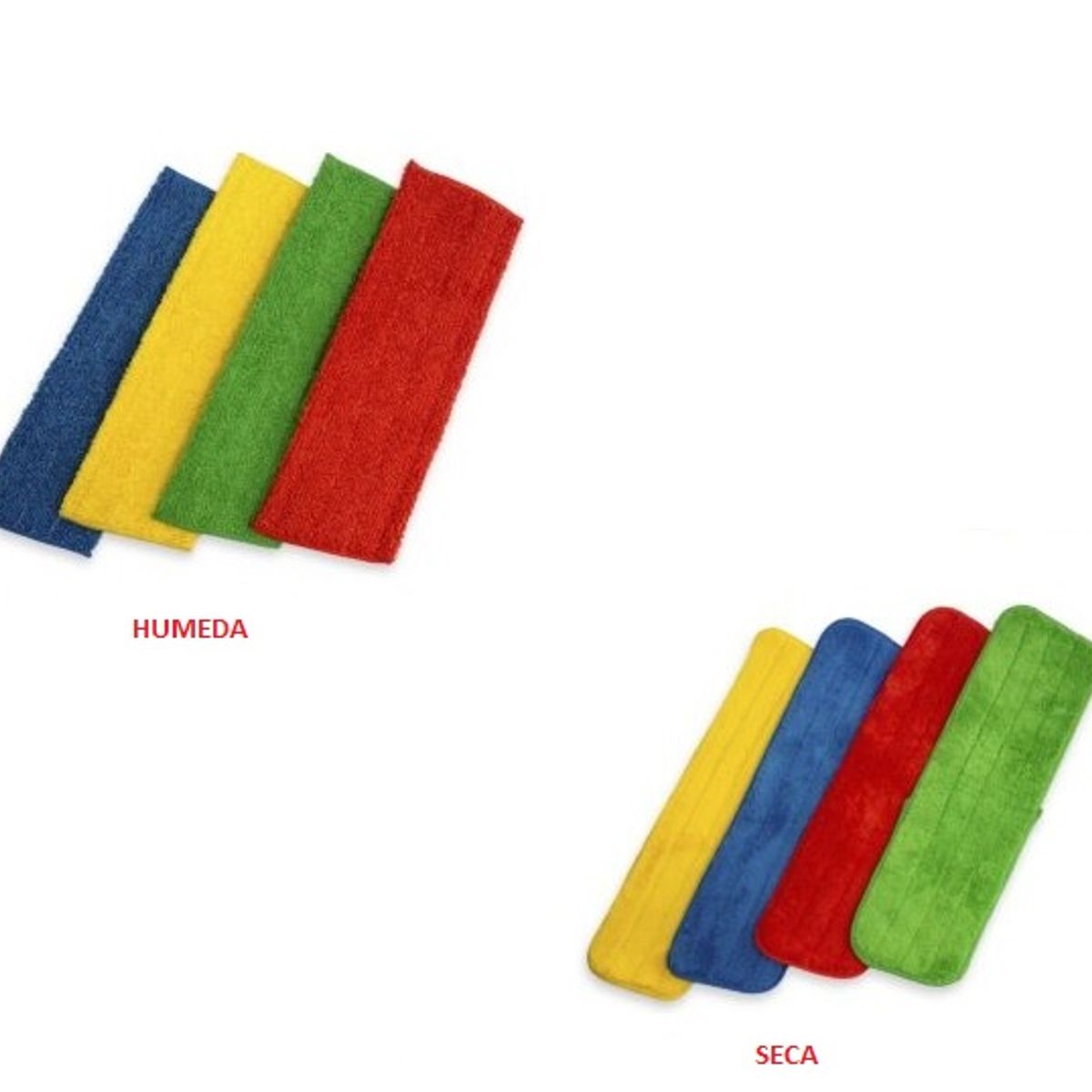 GENERICO - MOPA MICROFIBRA COLORES SECAHUM 60 CM REPUESTO