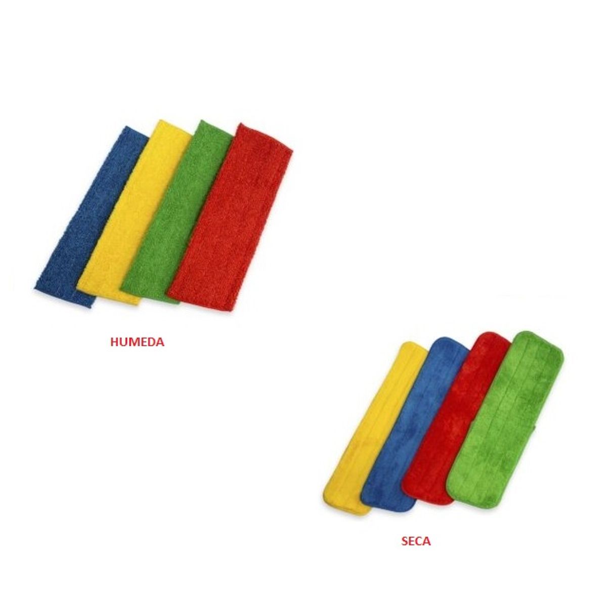 GENERICO - MOPA MICROFIBRA COLORES SECAHUM 60 CM REPUESTO