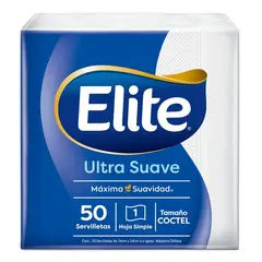 GENERICO - SERVILLETAS ELITE PAQUETE 50UNID 25X25