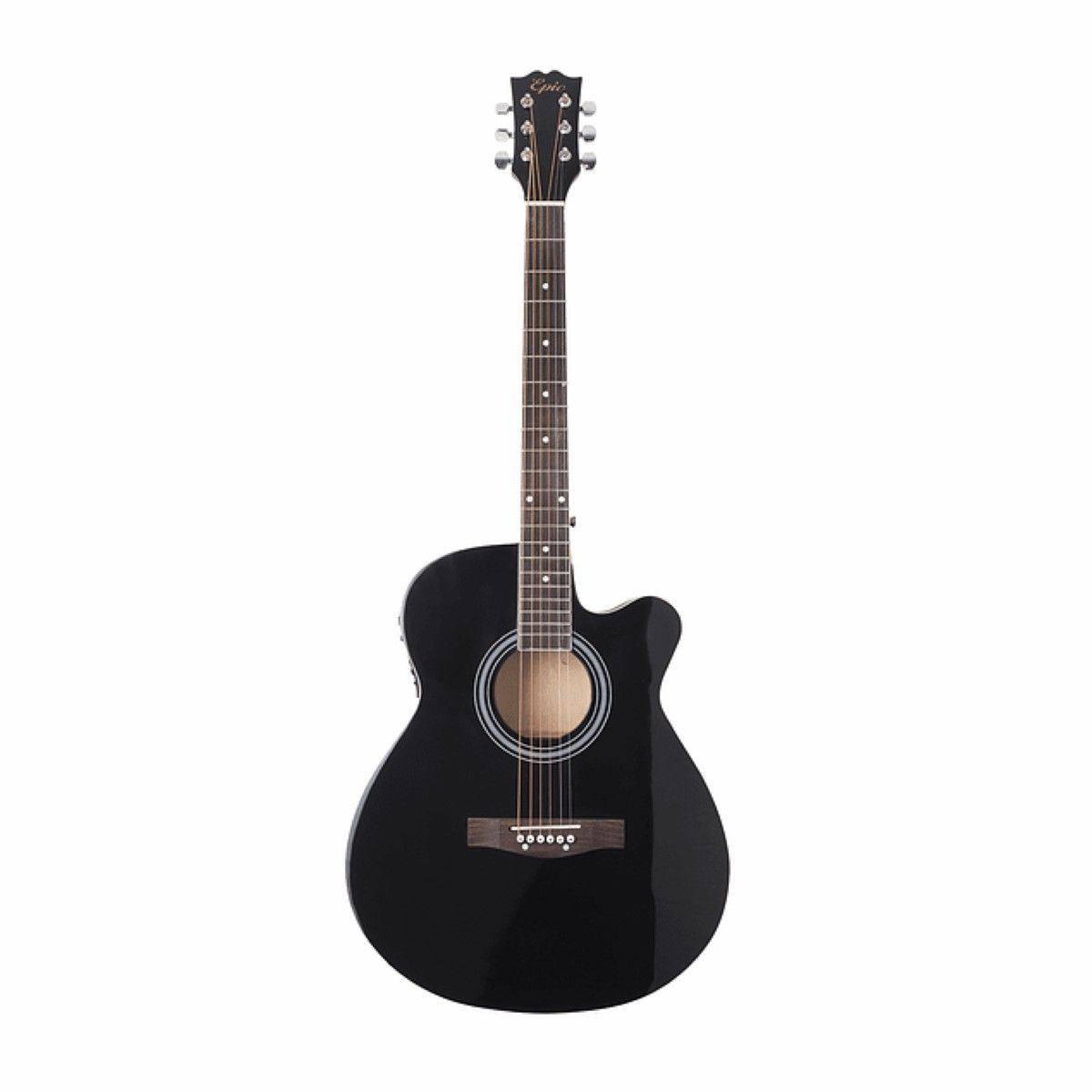 EPIC - Guitarra Electroacustica Epic 41 Pulgadas Con Funda y Correa