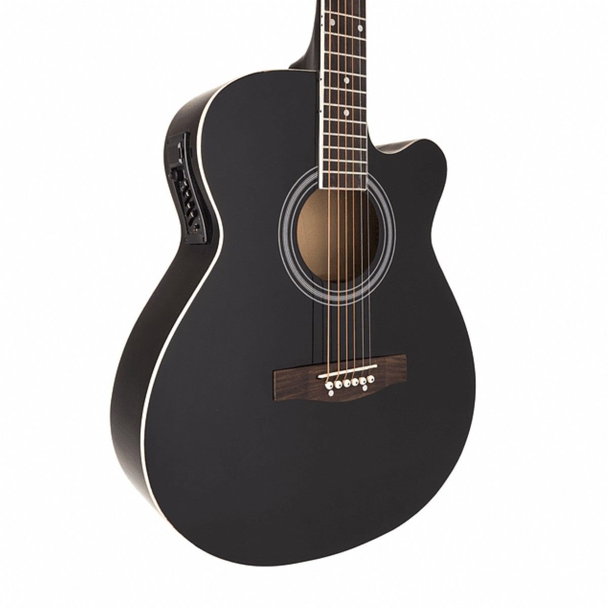 EPIC - Guitarra Electroacustica Epic 41 Pulgadas Con Funda y Correa