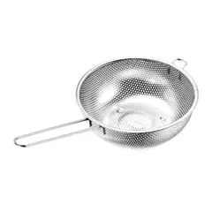 GENERICO - Colador Cocina Metalico Asas Escurridor Grande 26 Cm