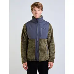 RUSTY - Poleron Chiporro Coreline Verde Hombre