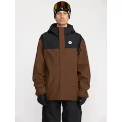 VOLCOM - Parka Snow Buckthreeeighty Brown Café Hombre
