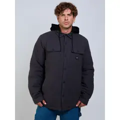 VOLCOM - Overshirt Raw Oval Gris Hombre