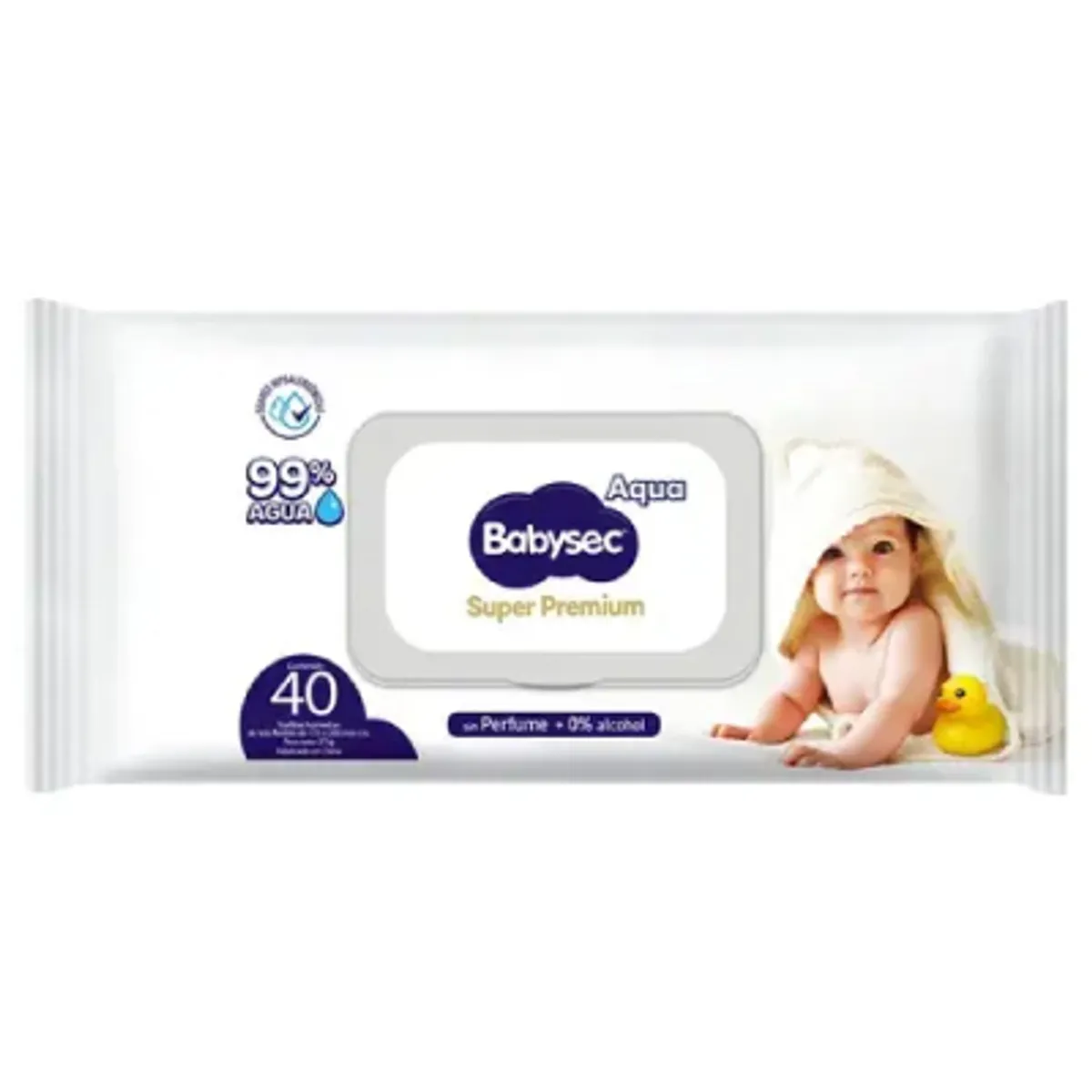 BABYSEC - Toallas Humedas Babysec Super Premium 40 Uds
