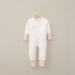 OPALINE - Pijama Rayado Blanco Infant Niña