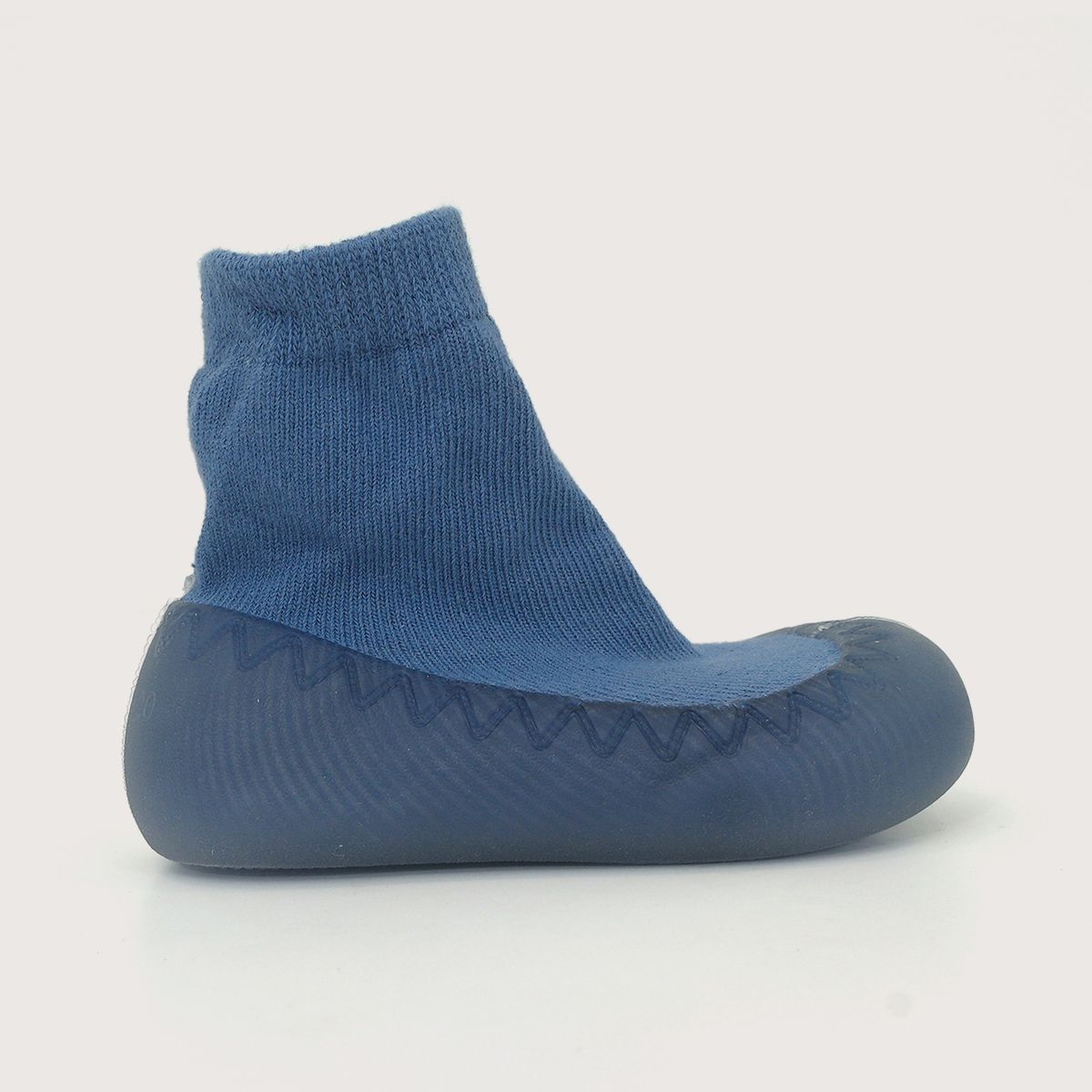 OPALINE - Pantufla Primeros Pasos Antideslizante Niño Azul