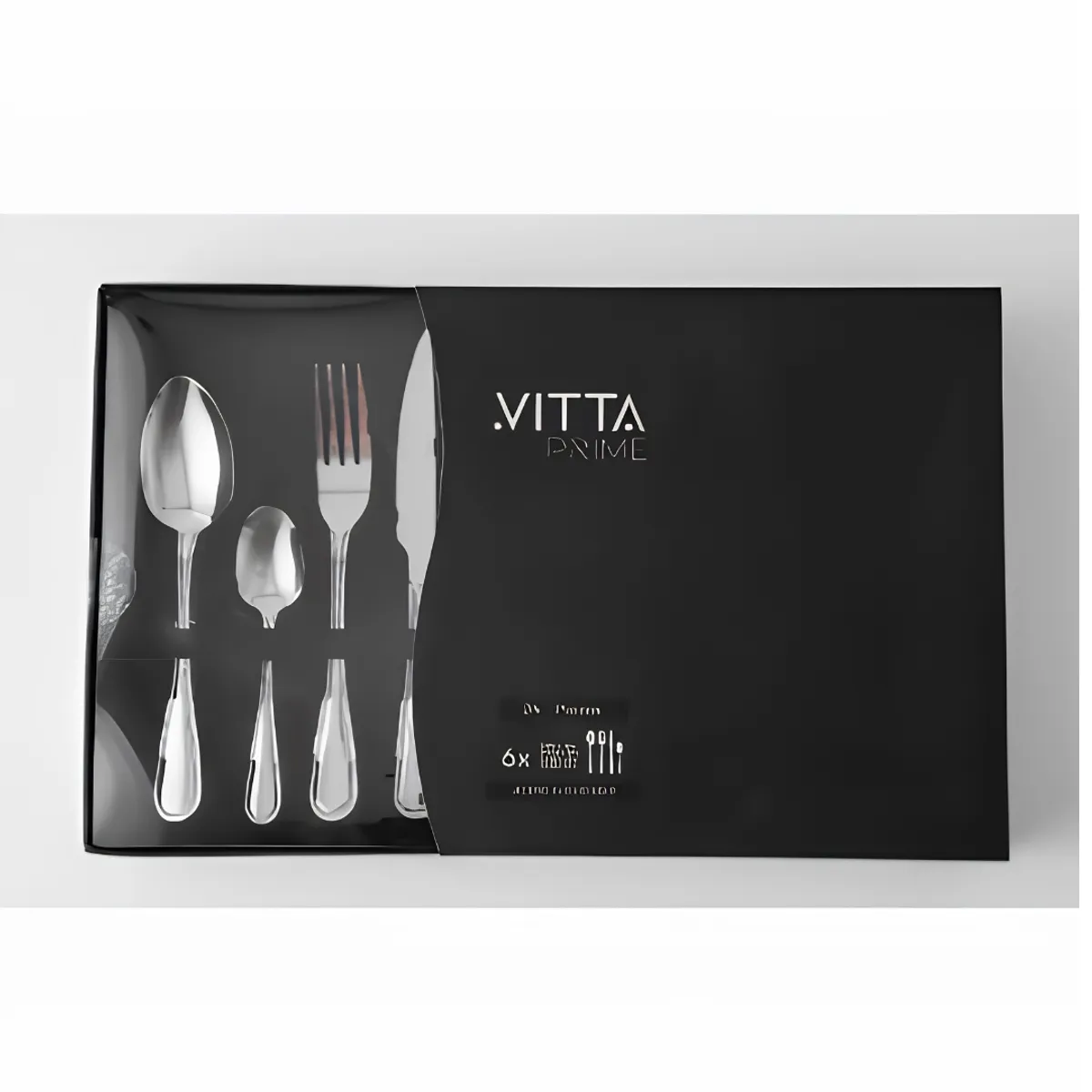 GENERICO - Set 24 Cubiertos de Mesa Vitta Montreal Prime