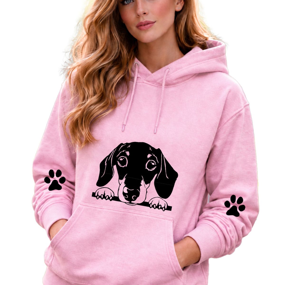 MARITEX - Poleron para Mujer Perro Dog Dachshund