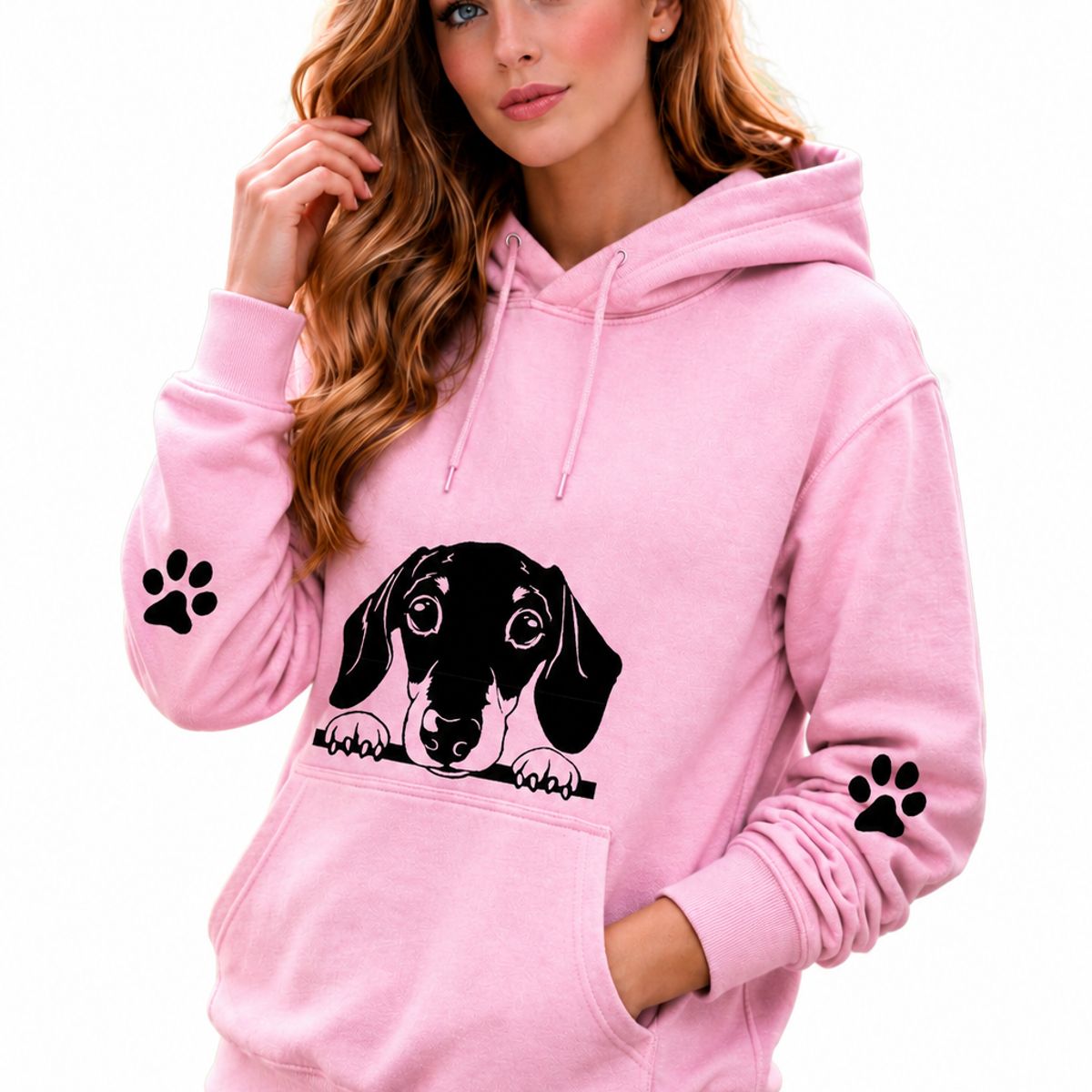 MARITEX - Poleron para Mujer Perro Dog Dachshund
