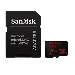 SANDISK - Memoria Micro Sd 128GB Ultra con Adaptador