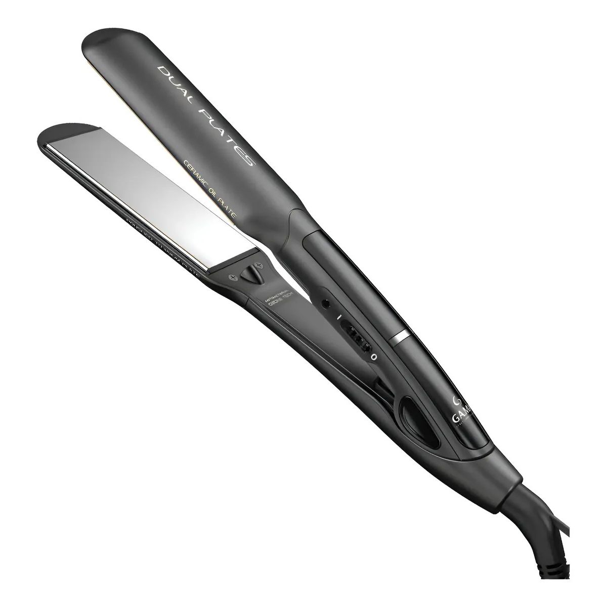 GAMA - Plancha Alisadora Dual Plates Gama X-wide Long Onoff Titanio