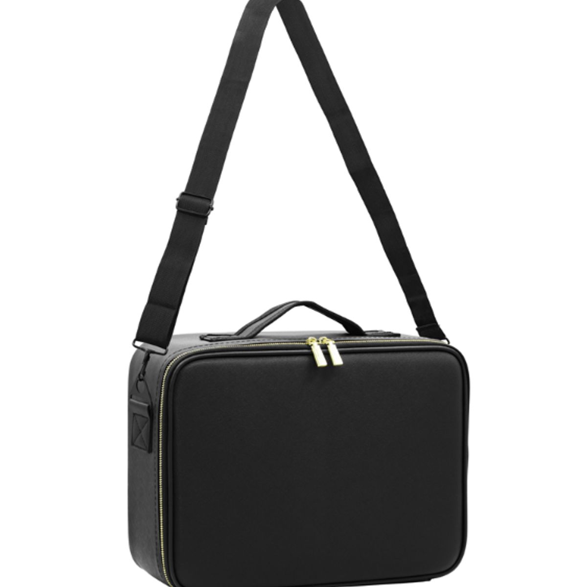 GENERICO - Maleta de maquillaje portable con espejo luces y correa Proella XL