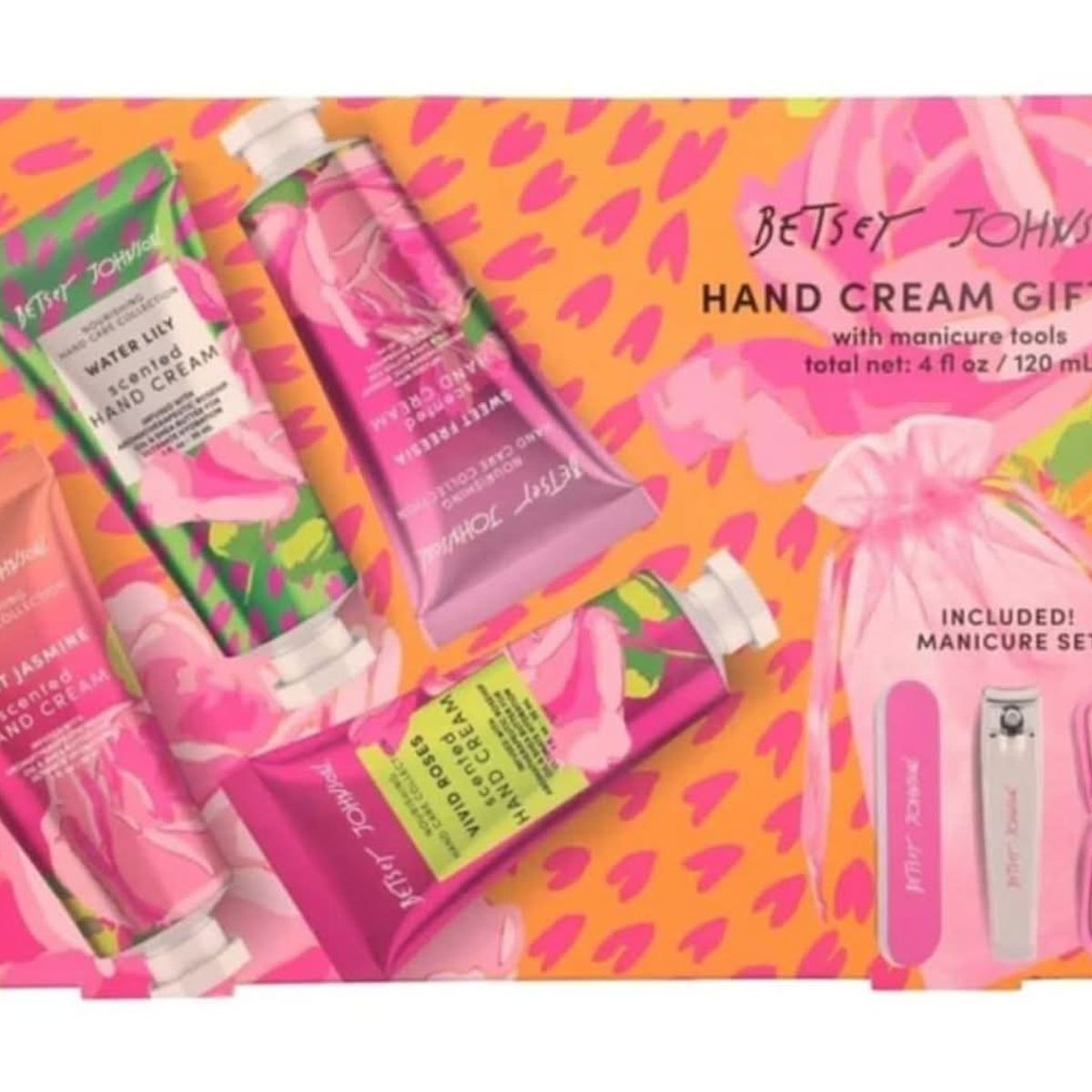 BETSEY JOHNSON - Set De Manicure Con Cremas Para Manos Aromaterapéutico