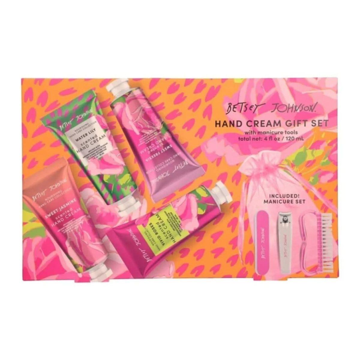 BETSEY JOHNSON - Set De Manicure Con Cremas Para Manos Aromaterapéutico