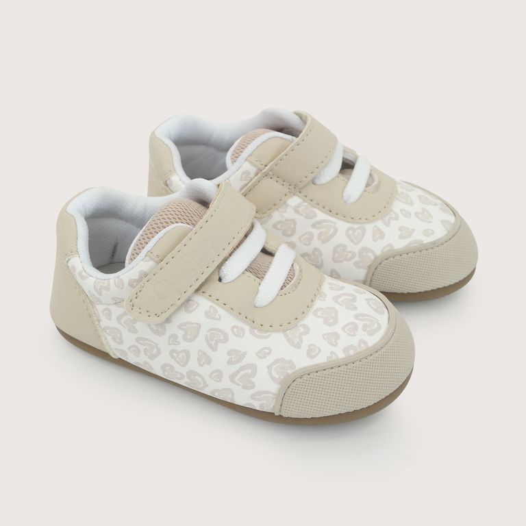 Zapatilla Niña Primeros Pasos Suela Flexible Beige