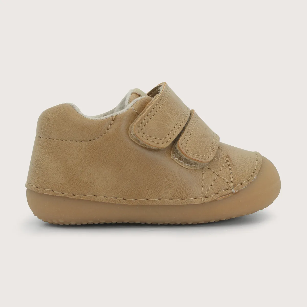 OPALINE - Zapatilla Bebé Niño Gateador Camel