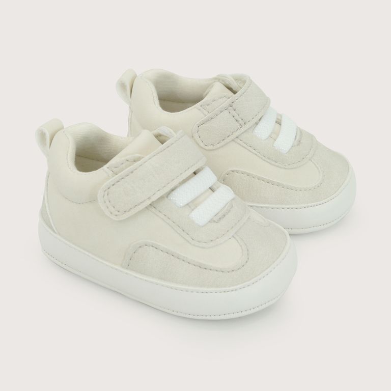 Zapatilla Bebé Unisex Beige