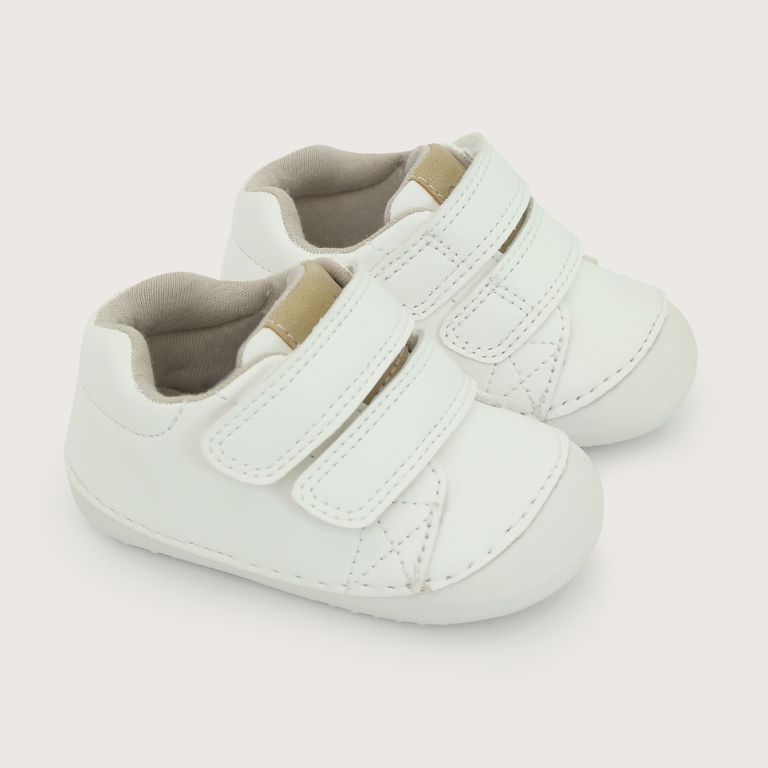 Zapatilla Bebé Unisex Gateador Blanco