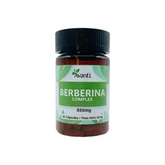 AVANTI - Berberina Complex 550 mg 60 Cápsulas