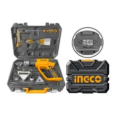 INGCO - Pistola De Calor Industrial Digital 50630°c 2000w