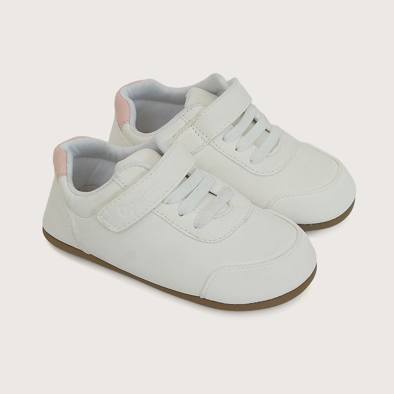 Zapatilla Niña Suela Flexible Blanca