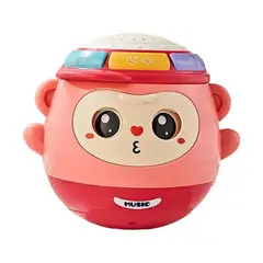 GENERICO - Espanta Cuco Proyector Musical Mono Bebé Lámpara Luz 5 En 1